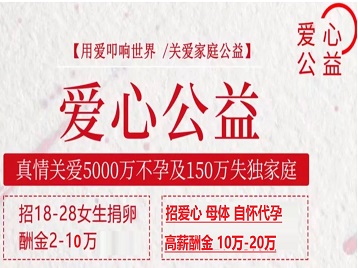 太和捐卵助孕生子 爱心志愿者招募